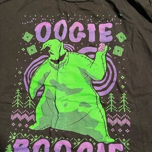 Disney Black and Green Oogie Boogie Short Sleeve Tee
